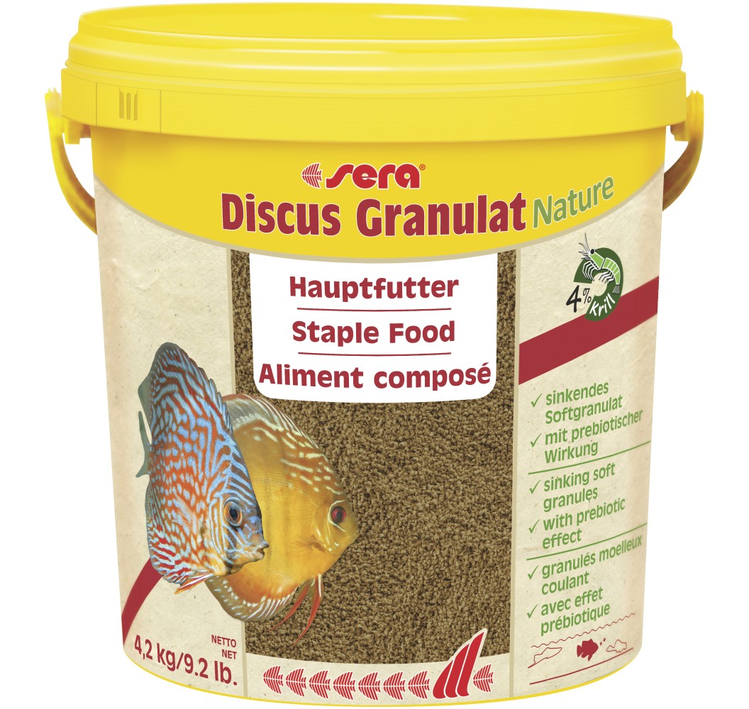 מזון גרנולות שוקעות לדגי דיסקוס 4.2 ק"ג | SERA Discus Granules