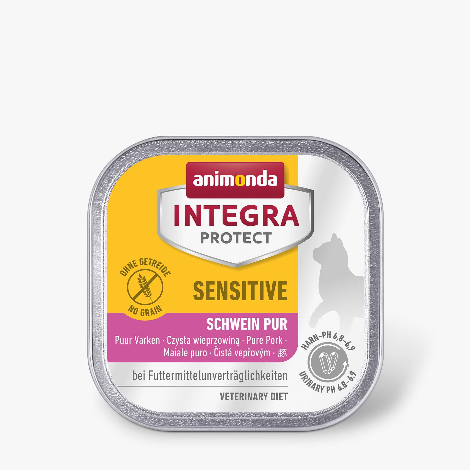 מעדן רטוב לחתולים רגישים בטעם חזיר 100 גרם | Animonda Integra Sensitive