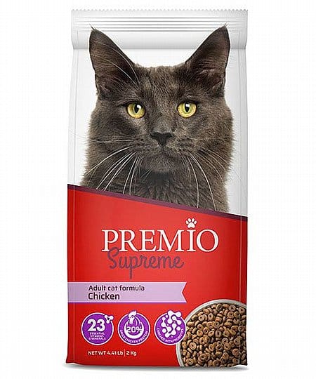 מזון יבש לחתולים בוגרים בטעם עוף 2 ק"ג | Premio