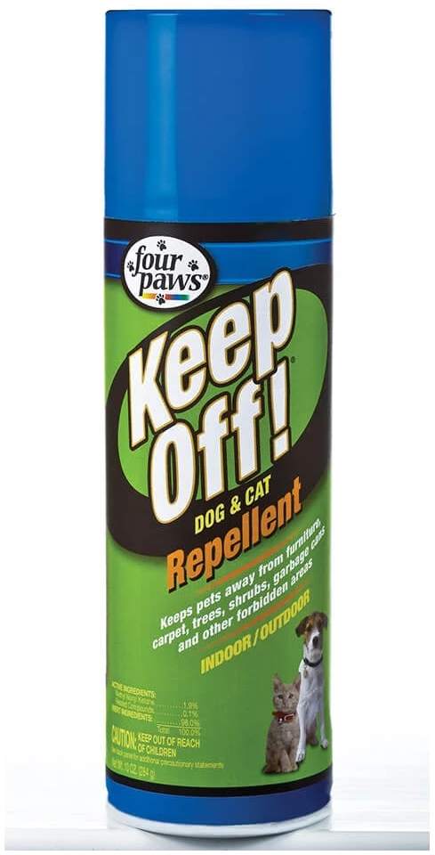 תרסיס להרחקת כלבים וחתולים 284 מ"ל | FOUR PAWS Keep Off