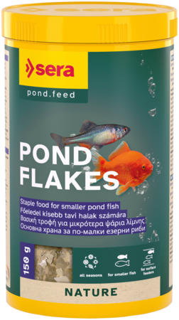 מזון פתיתים לדגי בריכה קטנים 3800 מ"ל | Sera Bioplex Pond Flakes