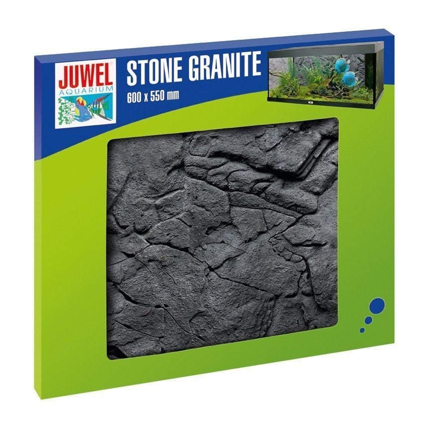 רקע תלת-ממדי לאקווריום בגודל 60x55 ס"מ | Juwel Aquarium Background Stone Granite