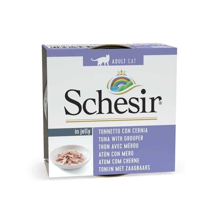 מעדן לחתולים בטעם טונה עם לוקוס 85 גרם | Schesir
