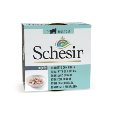 מעדן רטוב לחתולים בטעם טונה ודניס 85 גרם | Schesir