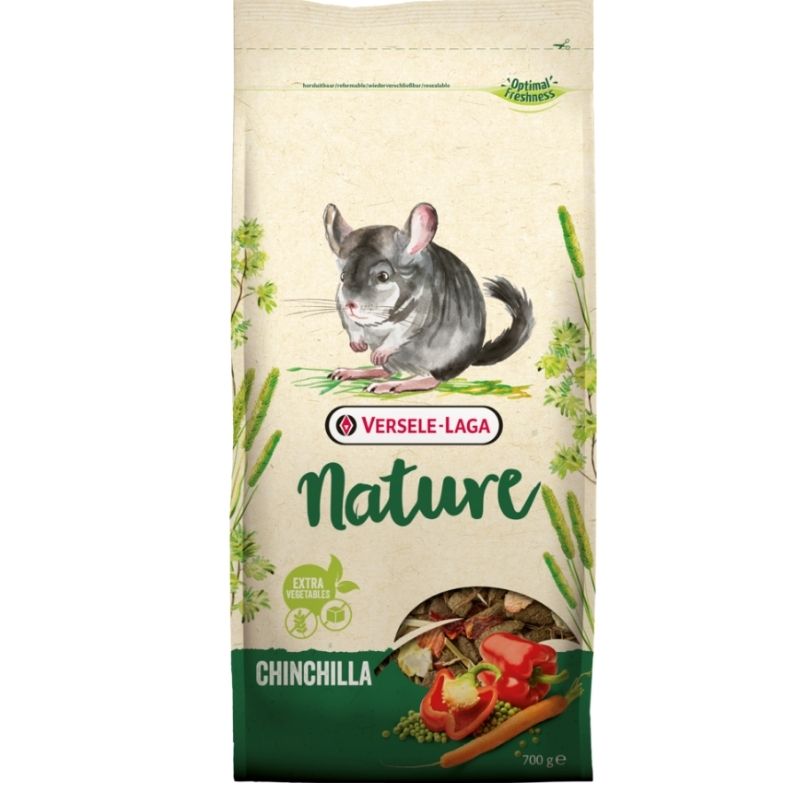 מזון יבש לצ'ינצ'ילות 700 גרם | Versele-Laga Nature Chinchilla