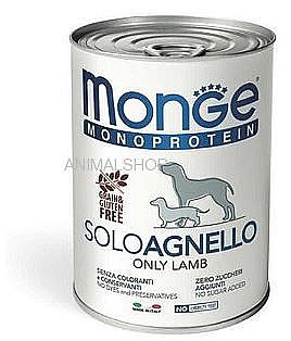 מזון רטוב לכלבים בוגרים בטעם כבש 400 גרם | Monge Adult Wet Food Lamb