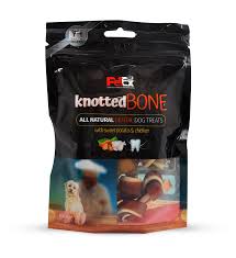 חטיף דנטלי לכלבים 100 גרם | PetEx Knotted Bone