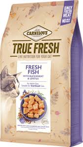 מזון יבש לחתולים בוגרים בטעם דגים 4.8 ק"ג | Carnilove True Fresh Cat Fish