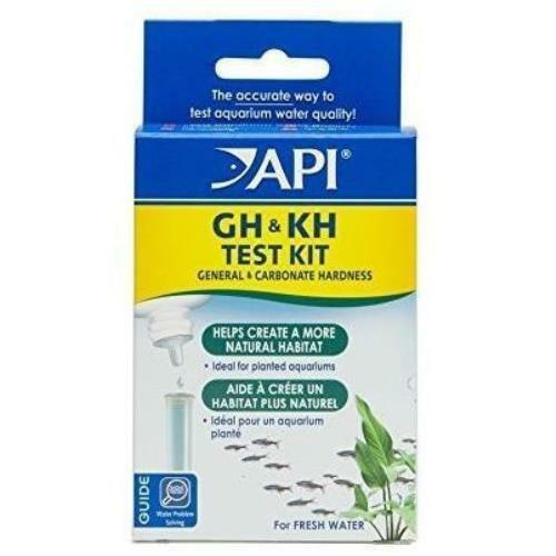 ערכת בדיקת קשיות GH ו-KH למי אקווריום מתוקים 1 יחידה | API GH & KH Test Kit