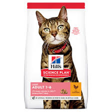 מזון יבש לחתולים בוגרים 10 ק"ג | Hill's Science Plan Adult Cat Chicken