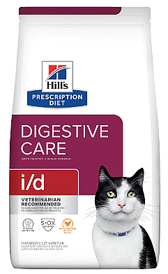 מזון רפואי לחתולים עם בעיות עיכול 8 ק"ג | Hill's Prescription Diet i/d Feline