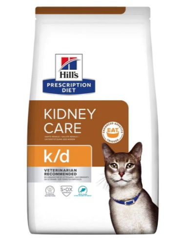 מזון יבש לחתולים בוגרים עם טונה 3 ק"ג | Hill's Prescription Diet k/d