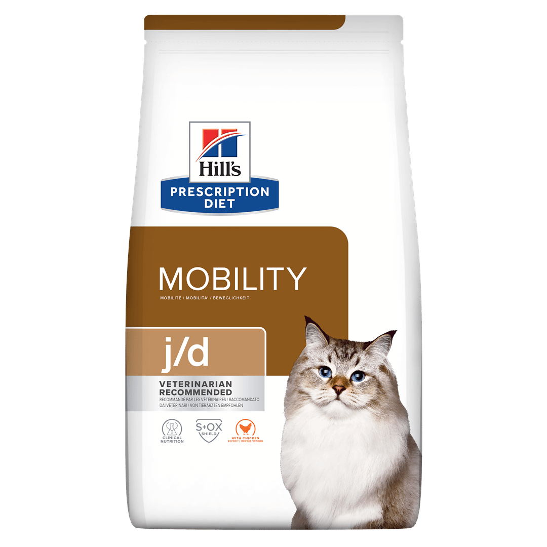 מזון יבש לחתולים בוגרים 3 ק"ג | Hill's Prescription Diet j/d Feline
