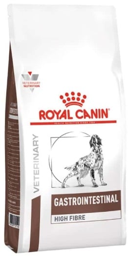 מזון יבש לכלבים בוגרים היי פייבר 2 ק"ג | Royal Canin Gastrointestinal High Fiber