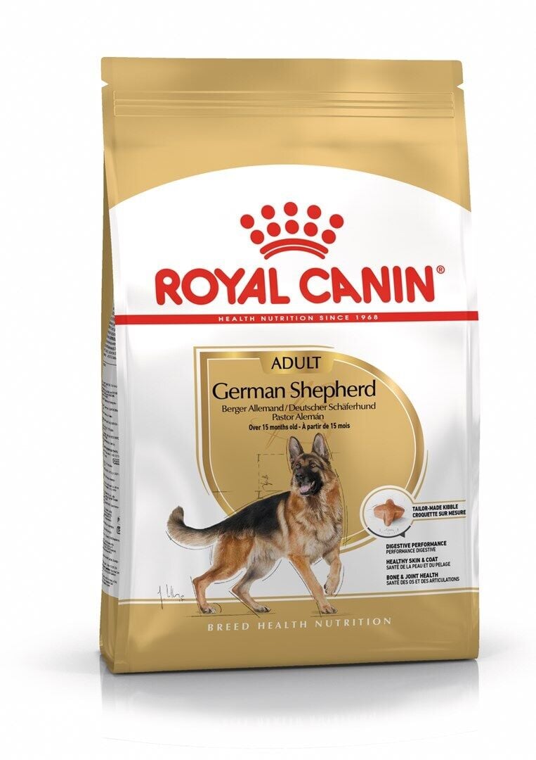 מזון יבש לכלבים בוגרים מגזע רועה גרמני 11 ק"ג | Royal Canin German Shepherd Adult