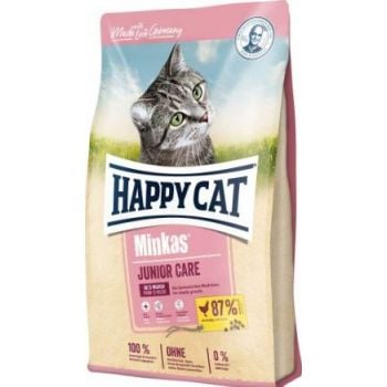 מזון יבש לגורי חתולים 1.5 ק"ג | Happy Cat Minkas Junior Care