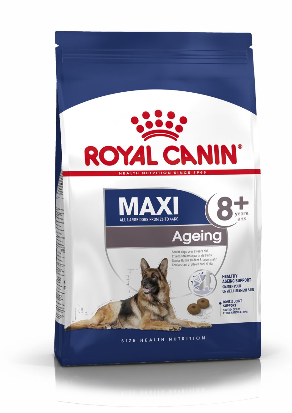 מזון יבש לכלבים מבוגרים מגזע גדול 15 ק"ג | Royal Canin Maxi Ageing 8+
