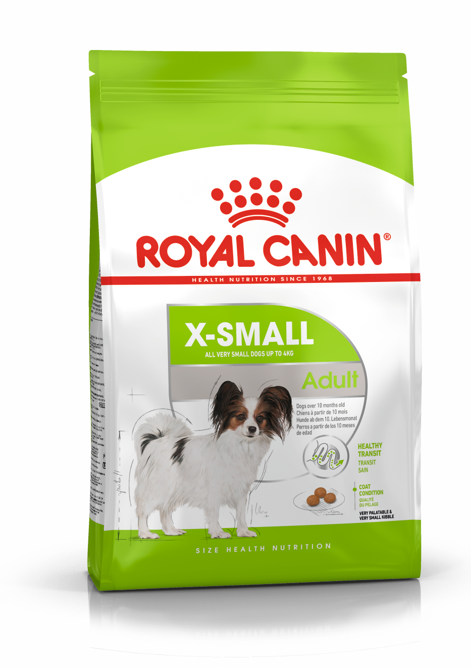 מזון יבש לכלבים בוגרים מגזע קטן מאוד 1.5 ק"ג | Royal Canin X-Small Adult
