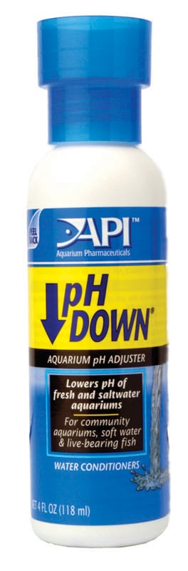 חומר להורדת רמת ה-PH במי האקווריום 120 מ"ל | API pH Down