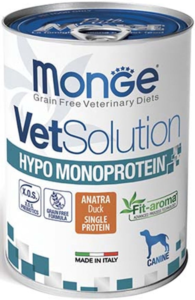 מזון רטוב לכלבים בטעם ברווז 400 גרם | Monge Monoprotein Duck