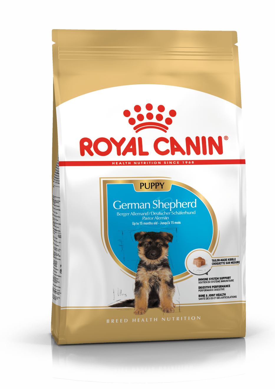 מזון יבש לגורי כלבים מגזע רועה גרמני 12 ק"ג | Royal Canin German Shepherd Puppy