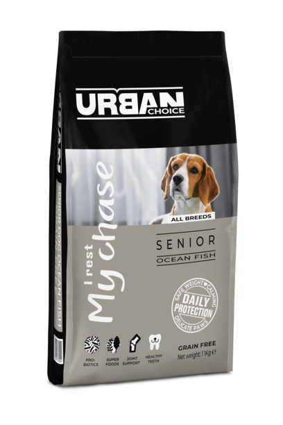 מזון יבש לכלבים מבוגרים 11 ק"ג | Urban Choice Senior Dog Food