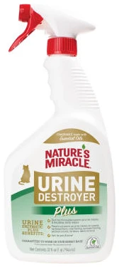 תרסיס מסיר כתמים וריחות לחתולים 946 מ"ל | Nature's Miracle