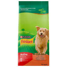 מזון יבש לכלבים בוגרים פעילים 15 ק"ג | FRISKIES ACTIVE