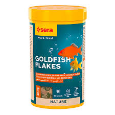 מזון דפים צפים לדגי זהב 250 מ"ל | Sera Goldy Flakes Nature