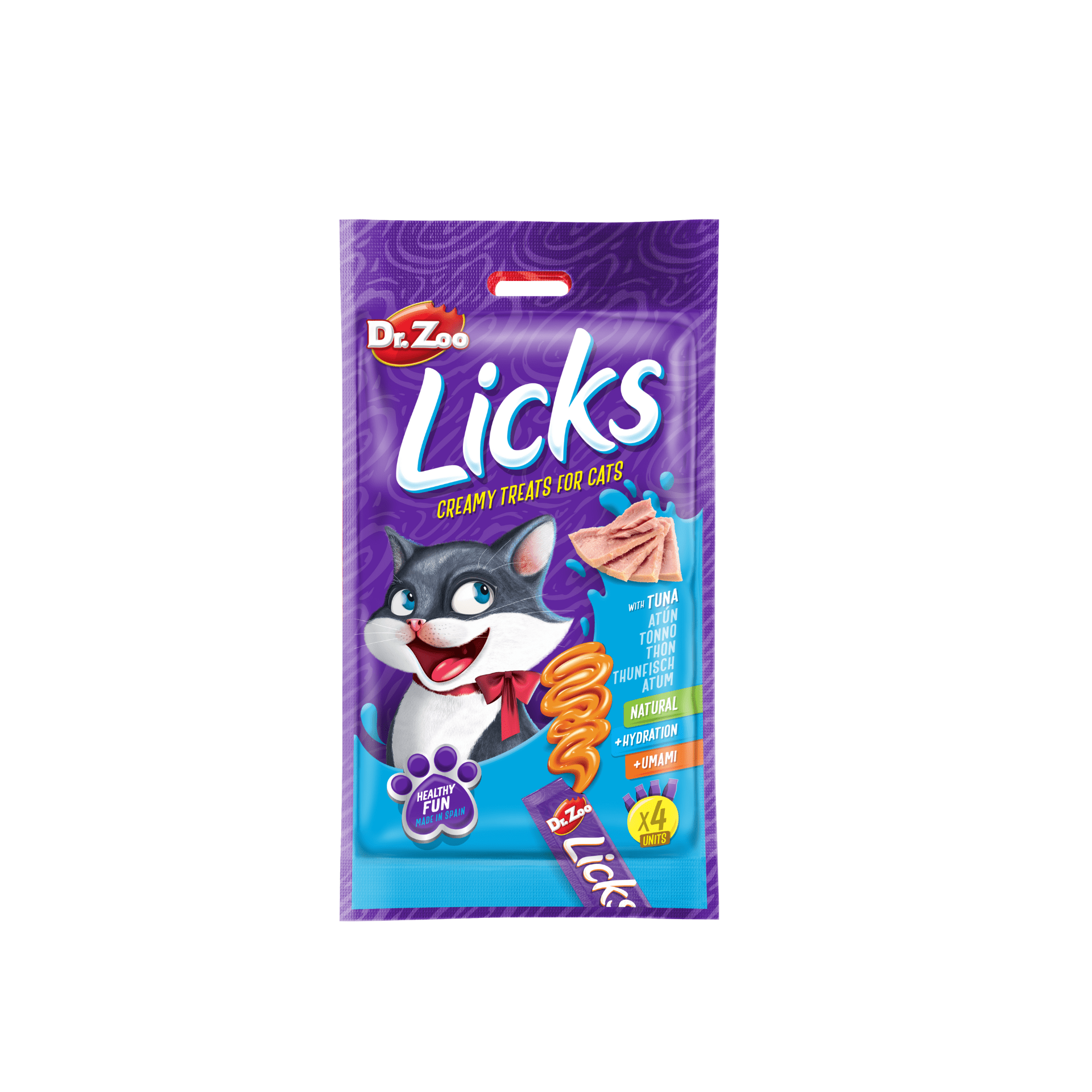 DR ZOO LICKS טונה סגול 60 גרם