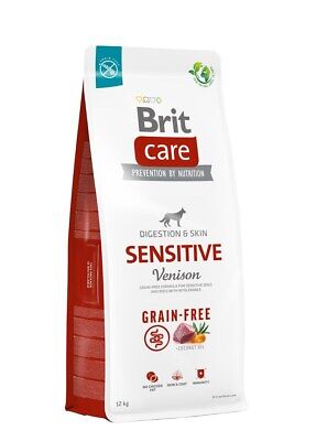 מזון יבש לכלבים בוגרים מגזע קטן 12 ק"ג | Brit Care Dog Grain-Free Sensitive Mini Venison