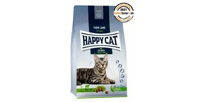 מזון יבש לחתולים בוגרים בטעם טלה 10 ק"ג | Happy Cat Adult Weide Lamb