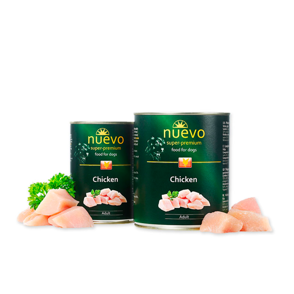מזון רטוב לכלבים בוגרים 400 גרם | Nuevo Adult Chicken