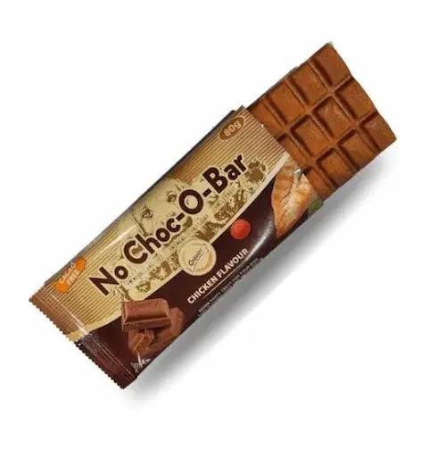 חטיף דמוי שוקולד לכלבים בטעם עוף 80 גרם | Gnawlers No Choc-O-Bar