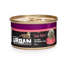 מזון רטוב משלים לחתולים בוגרים 85 גרם | Urban Choice Tuna with Whitebait
