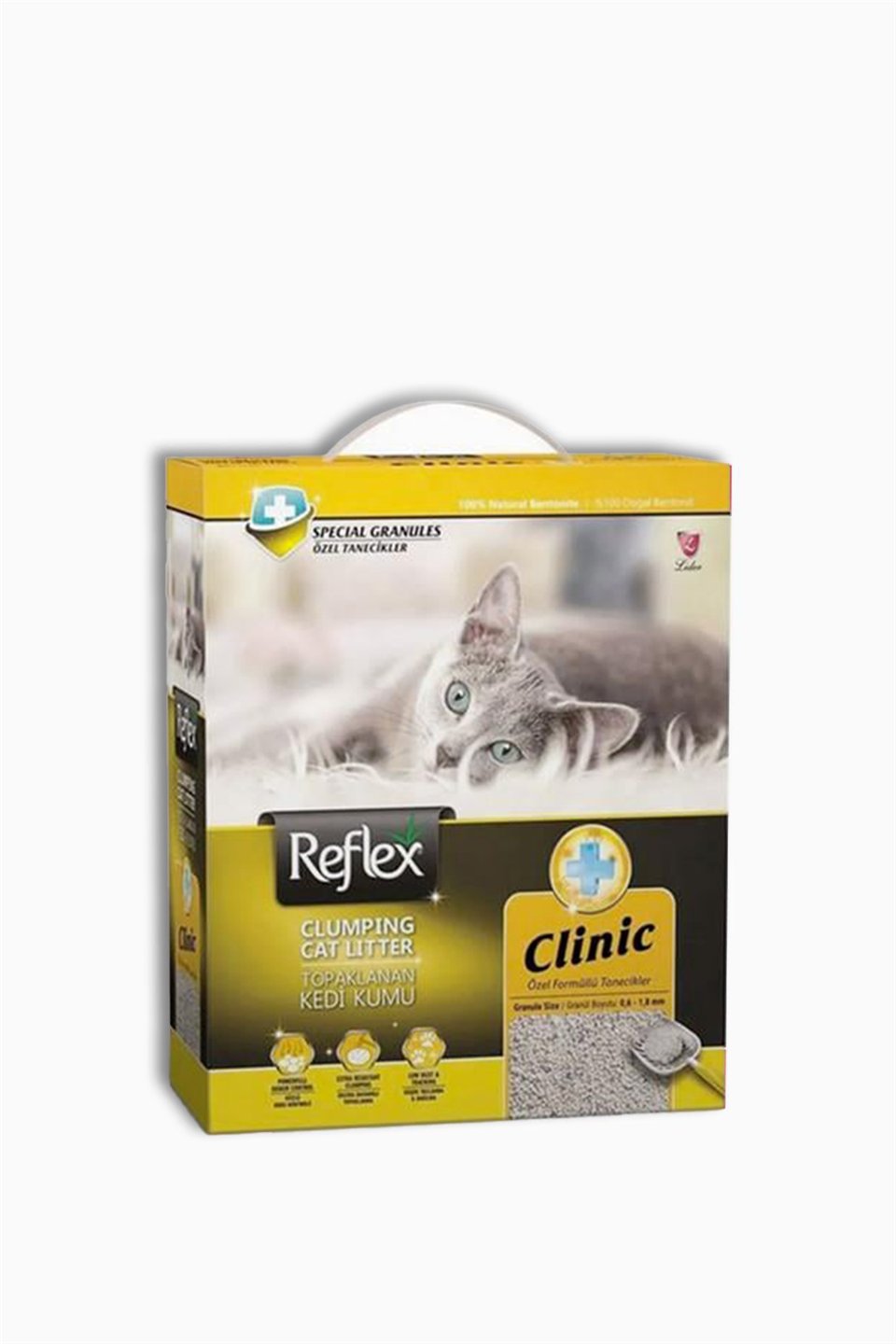 חול מתגבש לחתולים בניחוח קליניק פרש 6 ליטר | Reflex Clinic Cat Litter