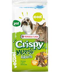 מזון יבש לארנבים וארנבונים 1 ק"ג | Versele-Laga Crispy Muesli