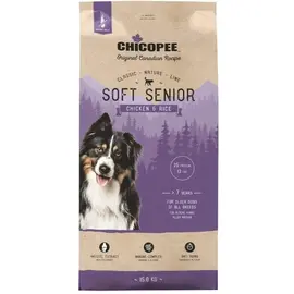 מזון יבש לכלבים מבוגרים (סניור) 15 ק"ג | Chicopee CNL Soft Senior Chicken & Rice