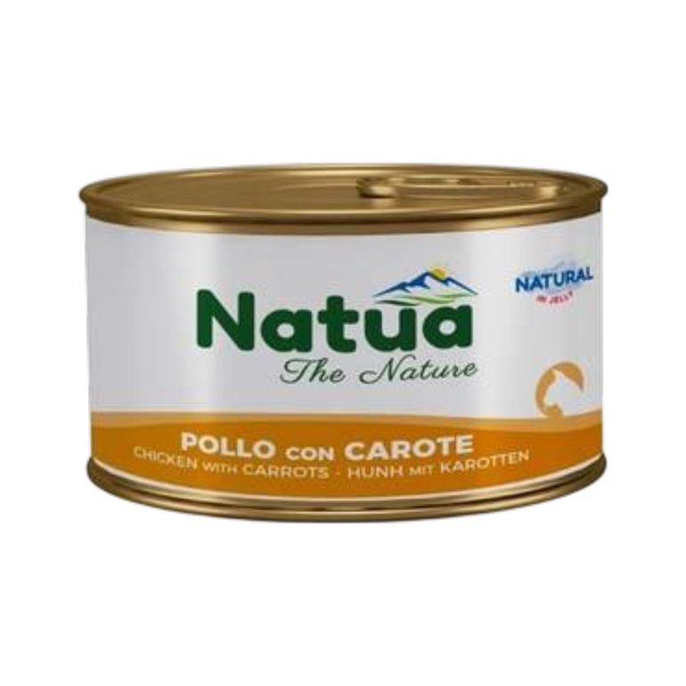 מזון רטוב משלים לחתולים בוגרים 85 גרם | NATUA Chicken with Carrot